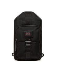 Guess Plecak HMARHN P5326 Czarny. Czarne plecaki męskie Guess, z aplikacjami, z materiału. Za 179.99 zł.