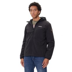 Kurtka wodoodporna Napapijri A-Tundra Winter 1. Czarne kurtki męskie Napapijri, bez wzorów, sportowe, bez kaptura. W wyprzedaży za 678.65 zł.