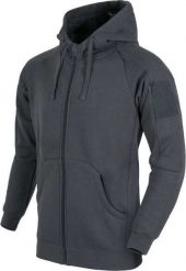 Helikon-Tex Helikon-Tex Bluza z Kapturem Urban Tactical Hoodie Lite (FullZip) Szara S. Szare bluzy męskie HELIKON-TEX, m, bez wzorów, bez ramiączek, z kapturem. Za 248.94 zł.