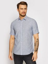 Only & Sons Koszula Caiden 22009885 Szary Slim Fit. Szare koszule męskie Only & Sons, m, bez wzorów, ze lnu, bez kołnierzyka, bez ramiączek. Za 79.99 zł.