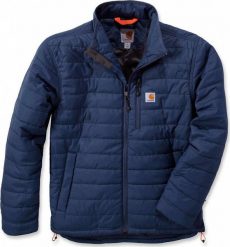 Carhartt Kurtka Carhartt Gilliam Jacket Dark Blue. Niebieskie kurtki męskie Carhartt, m, bez wzorów, bez kaptura. Za 432.85 zł.