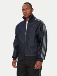 Adidas Kurtka jeansowa Firebird Adicolor KS4971 Granatowy Loose Fit. Niebieskie kurtki męskie Adidas, m, bez wzorów, z bawełny, bez kaptura. Za 313.99 zł.