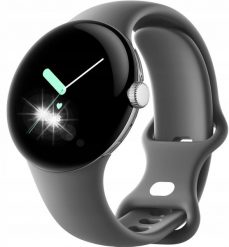 Smartwatch Google Pixel Watch AMOLED 41 mm Cyfrowy Srebrny Wi-Fi GPS. Szare, cyfrowe zegarki smartwatch Google, bez wzorów. Za 1,317.80 zł.