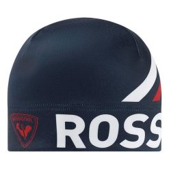 Czapka zimowa Rossignol XC World Cup. Niebieskie czapki męskie Rossignol, na zimę, bez wzorów. W wyprzedaży za 149.75 zł.