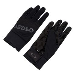 Rękawice zimowe unisex Oakley Factory Pilot Core Glove. Czarne rękawiczki damskie Oakley, bez wzorów. Za 232.80 zł.