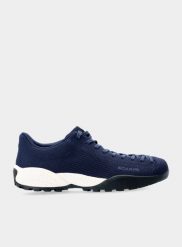 Buty outdoor męskie Scarpa Mojito BIO. Niebieskie trekkingi męskie Scarpa, na lato, z kauczuku, bez zapięcia. Za 522.49 zł.