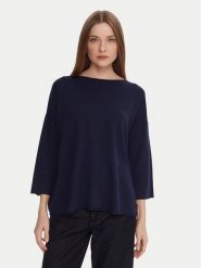 Kontatto Sweter 3M0801C Granatowy Regular Fit. Niebieskie swetry nierozpinane damskie Kontatto, m, bez wzorów, z syntetyku, bez kołnierzyka, bez ramiączek. Za 269.99 zł.