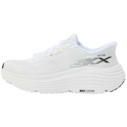 Buty damskie SKECHERS Max Cushioning Endeavour Hallandale. Białe obuwie sportowe damskie Skechers, bez wzorów, bez zapięcia. Za 409.99 zł.