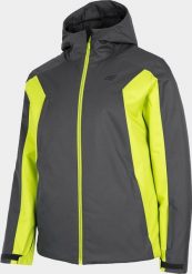 Kurtka narciarska męska 4f H4Z22-KUMN002 Szara r. 2XL. Szare kurtki sportowe męskie 4F, m, bez wzorów, bez kaptura, narciarskie. Za 55.98 zł.