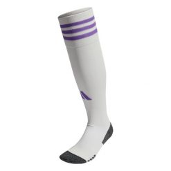 Skarpetki adidas 23. Białe skarpety męskie Adidas, bez wzorów, z materiału. Za 72.45 zł.