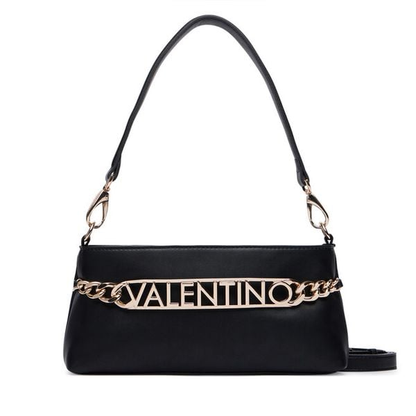 Torebka Valentino. Czarne listonoszki damskie Valentino, bez wzorów, bez dodatków. Za 569.99 zł.