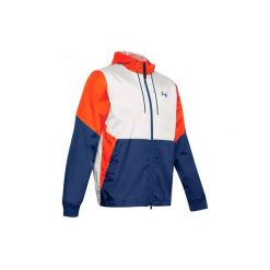 Kurtka przeciwwiatrowa Under Armour LEGACY WINDBREAKER. Brązowe kurtki męskie Under Armour, xs, bez wzorów, z materiału, bez kaptura. Za 409.35 zł.