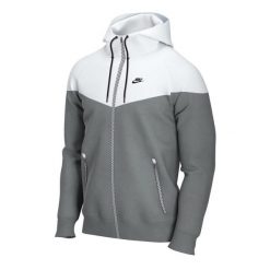 Kurtka Windrunner Rozmiar XXL Szary - DA0001-084. Białe kurtki męskie Nike, m, bez wzorów, casualowe, bez kaptura. Za 414.40 zł.