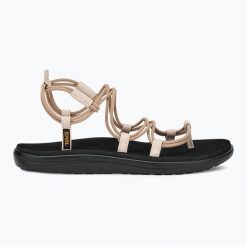 Sandały damskie Teva Voya Infinity. Brązowe sandały damskie Teva, bez wzorów, bez obcasa, bez zapięcia. Za 199.99 zł.