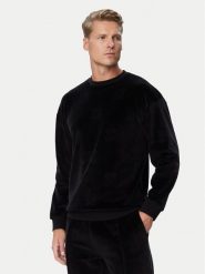 HUGO Bluza Veloro Sweatshirt 50571215 Czarny Regular Fit. Czarne bluzy męskie Hugo, l, bez wzorów, z bawełny, bez ramiączek, bez kaptura. Za 449.99 zł.