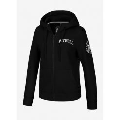 Bluza damska Pitbull rozpinana z kapturem Tyrian. Czarne bluzy damskie PITBULL, m, bez wzorów, sportowe, bez ramiączek, z kapturem. W wyprzedaży za 219.00 zł.