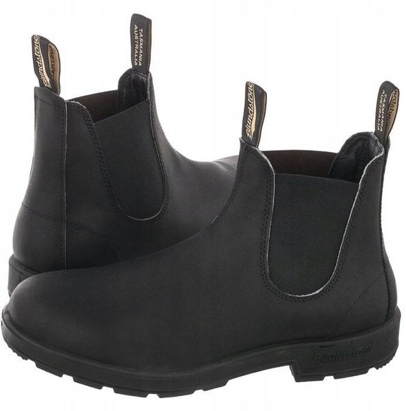 Blundstone Elastic Sided Boot 510-BLACK Czarne 37. Czarne obuwie sportowe damskie Blundstone, bez wzorów, bez zapięcia. Za 695.91 zł.