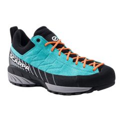 Buty podejściowe damskie SCARPA Mescalito. Niebieskie obuwie trekkingowe damskie Scarpa, bez zapięcia. Za 789.99 zł.