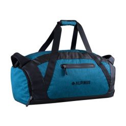 Torba Alpinus Cusco 45 l. Niebieskie torby podróżne damskie Alpinus, bez wzorów, z materiału, przez ramię, duże. Za 199.99 zł.