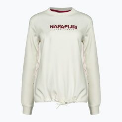 Bluza damska Napapijri B-Kreis C. Białe bluzy damskie Napapijri, s, bez wzorów, casualowe, bez ramiączek, bez kaptura. Za 299.99 zł.