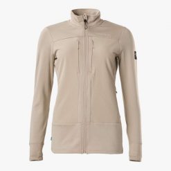 Bluza polarowa Wędrówki damska Swedemount Trondheim Wind Mid Layer Full Zip. Brązowe bluzy damskie SWEDEMOUNT, na zimę, bez wzorów, z polaru, sportowe, bez ramiączek, bez kaptura. Za 249.99 zł.
