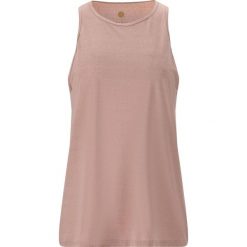 Top na ramiączkach slub dla kobiet Athlecia Mota. Czerwone topy damskie Endurance, bez wzorów, z elastanu, sportowe, bez kołnierzyka, bez ramiączek. W wyprzedaży za 79.90 zł.