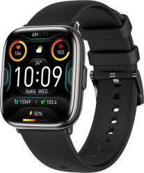 Smartwatch Rubicon SmartWatch Rubicon RNCF31 czarny BT Call rozmowy . Czarne zegarki smartwatch Rubicon, bez wzorów. Za 133.59 zł.