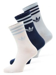 Adidas Originals Skarpety w zestawie po 3 sztuki Mężczyźni niebieski|biały, L. Białe skarpety męskie adidas Originals, bez wzorów. Za 59.95 zł.