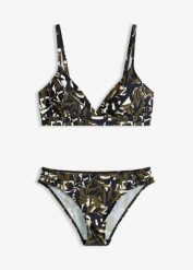 Bikini ze skrzyżowanymi ramiączkami (2 części). Białe stroje kąpielowe damskie bonprix, bez wzorów. Za 114.99 zł.