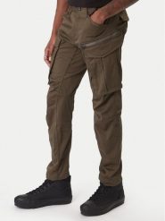G-Star Raw Spodnie materiałowe Rovic D02190 5126 1260 Khaki Regular Fit. Brązowe spodnie materiałowe męskie G-Star Raw, bez wzorów, z bawełny. Za 429.99 zł.