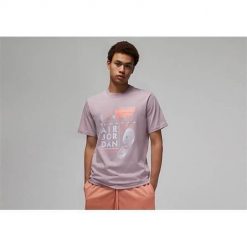 Koszulka sportowa męska Nike Air Jordan. Fioletowe koszulki sportowe męskie Nike, l, bez wzorów, bez ramiączek, na fitness i siłownię. Za 237.00 zł.