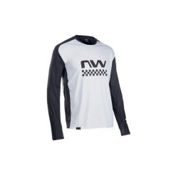 Koszulka rowerowa mtb NORTHWAVE EDGE Jersey LS jasna szara. Czarne bluzy męskie Northwave, xl, bez wzorów, z jersey, sportowe, bez ramiączek, bez kaptura. Za 160.00 zł.