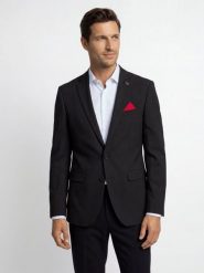 Finshley & Harding London kurtka modułowa Mężczyźni Slim Fit szary, 40. Szare kurtki męskie Finshley & Harding London, m, bez wzorów, z syntetyku, biznesowe, bez kaptura. Za 699.95 zł.