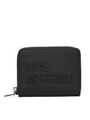 LOVE MOSCHINO Portfel JC5502PP0OLE0000 Czarny. Czarne portfele damskie Love Moschino, ze skóry. Za 439.99 zł.