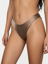 Calvin Klein Swimwear Dół od bikini LV00Q61116 Brązowy. Brązowe bikini Calvin Klein Swimwear, bez wzorów, z syntetyku. Za 229.99 zł.