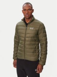 EA7 Emporio Armani Kurtka puchowa 8NPB23 PNGPZ U7014 Zielony ciemny Regular Fit. Zielone kurtki męskie EA7 Emporio Armani, m, bez wzorów, z puchu, bez kaptura. Za 849.99 zł.