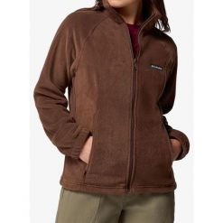 Bluza damska bez kaptura Columbia Benton Springs FZ. Brązowe bluzy damskie Columbia, bez wzorów, sportowe, bez ramiączek, bez kaptura. Za 239.00 zł.