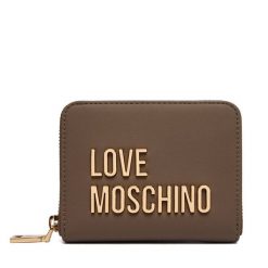 Portfel LOVE MOSCHINO. Brązowe portfele damskie Love Moschino. Za 399.99 zł.