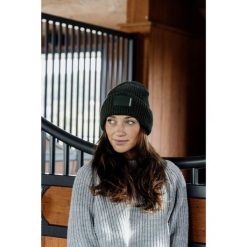 Czapka damska Kentucky Rubber. Zielone czapki damskie KENTUCKY HORSEWEAR, na zimę, bez wzorów, sportowe. Za 215.00 zł.