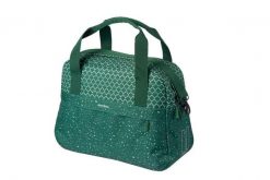 Torba na bagażnik rowerowy „Flair”, zielona. Zielone torby na ramię męskie BASIL, z poliesteru, na ramię. Za 309.99 zł.