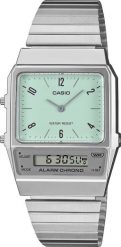 Zegarek Casio Vintage Zegarek damski Casio AQ-800E-3AEF srebrny. Szare zegarki damskie Casio Vintage, srebrne. Za 205.39 zł.