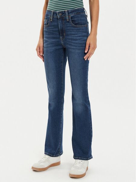 Levi's® Jeansy 725™ 18759-0115 Granatowy Bootcut Fit. Niebieskie jeansy damskie bez wzorów, z bawełny. Za 549.99 zł.