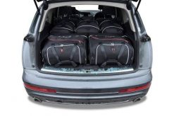 Torby Do Bagażnika Audi Q7 2005-2015 5Szt Kjust. Czarne torby podróżne damskie KJUST, bez wzorów, z kauczuku. Za 1,542.00 zł.