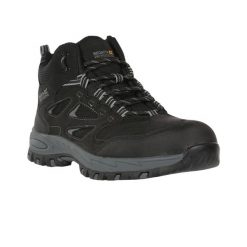 Buty Ochronne Męskie. Czarne buty zimowe męskie Regatta, bez wzorów, bez obcasa, bez zapięcia. Za 287.99 zł.