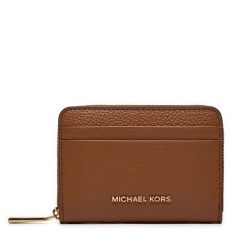 Portfel MICHAEL Michael Kors. Brązowe portfele damskie MICHAEL Michael Kors. Za 299.99 zł.