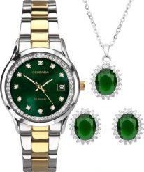 Zegarek Sekonda Zegarek damski Sekonda 49038 CYRKONIE srebrny. Szare zegarki damskie Sekonda, srebrne. Za 552.00 zł.