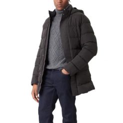 Kurtka GEOX T3270 M PIEVE Czarny. Czarne kurtki męskie Geox, m, bez wzorów, z syntetyku, bez kaptura. Za 655.99 zł.