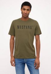 Męski T-shirt Koszulka MUSTANG Style Austin Sea Turtle 1014695 6529. Niebieskie t-shirty męskie Mustang, m, bez wzorów, z bawełny, bez kołnierzyka, bez ramiączek. Za 69.99 zł.