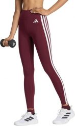 Adidas Legginsy damskie Optime Essentials Workout 3-Stripes 7/8 bordowe KT3772 XL. Czerwone legginsy damskie Adidas, bez wzorów. Za 214.91 zł.