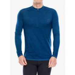 Bluza do biegania męska Compressport Trail HZ LS Tshirt M. Niebieskie bluzy męskie Compressport, l, bez wzorów, sportowe, bez ramiączek, bez kaptura. Za 476.99 zł.